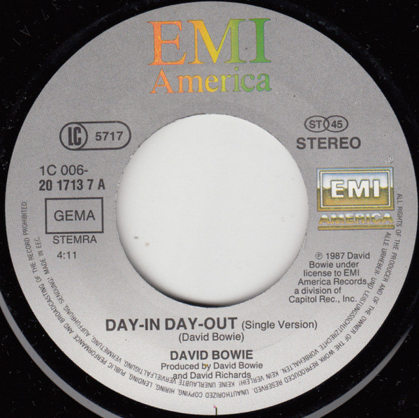 DAVID BOWIE - DAY-IN DAY- OUT / JULIE